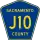 County Road J10 marker