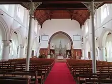 Interior of Sacred Heart Cathedral
