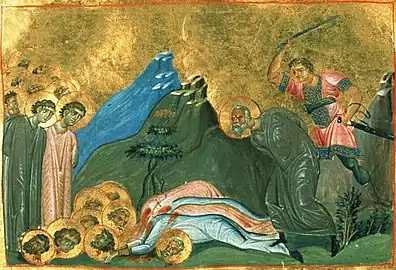 Hieromartyr Sadoc of Persia and 128 Martyrs with him.