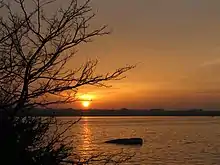 Sunset at HusainSagar Lake