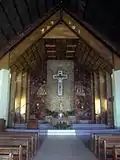 Interior of Santo Rosario Church in the town of Sagay