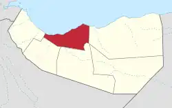 Location in Somaliland