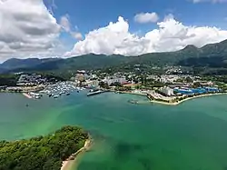 Aerial view of Sai Kung Town (2017)