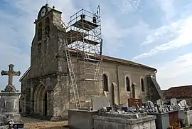 The church in Saillans