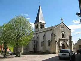 The church of Saint-Aignan, in Luthenay-Uxeloup