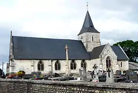 The church in Saint-Aubin-de-Crétot