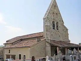 The church of Saint-Cyr-et-Sainte-Juliette, in Saint-Cirice