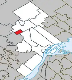 Location within D'Autray RCM.