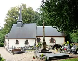 The church in Saint-Denis-d'Augerons