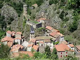 The town of Saint-Floret