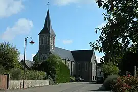 The church in Saint-Germain-de-Coulamer