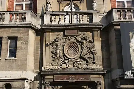 Decoration of the portal of the Château de Saint-Germain-en-Laye
