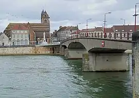 Bridge over the Saône River
