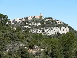 A general view of Saint-Julien-le-Montagnier