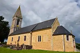 The church in Saint-Marcouf