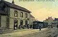 Postcard of a train at Saint-Martin-Boulogne station