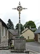 Calvary next to the church.