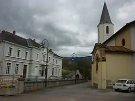 Town hall and church