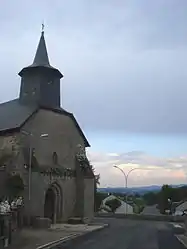 The church in Saint-Priest-la-Feuille
