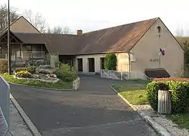 The town hall in Saint-Sauveur-sur-École