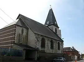 The church in Saint-Sauveur