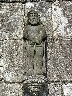 An "Ecce Homo" on the church gable