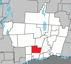 Location within Papineau RCM