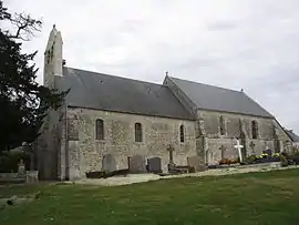 The church in Saint-Vigor-le-Grand