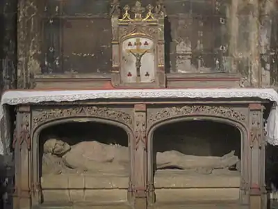 Sepulchre of Christ altar in the Chapel of the Tomb (1840)