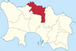 Location of Saint John in Jersey