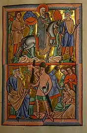 The 14,000 Infants (Holy Innocents)(Saint Louis Psalter, 1190-1200)