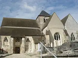 The church in Saint-Lupien
