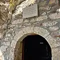 Entrance to the cave of Saint Patapios, November 2022