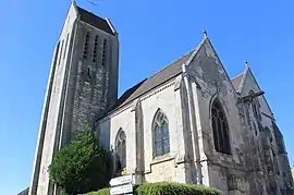 The church in Saint-Sylvain