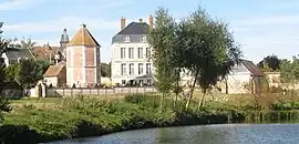 The abbey and church in Saint-Paul