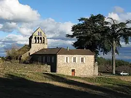 The church in Saint-André-Lachamp