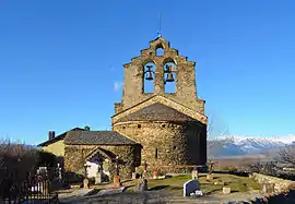 The church in Sainte-Léocadie