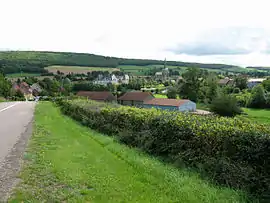 A general view of Sainte-Sabine from the north