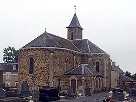 The church in Sainte-Marguerite-d'Elle