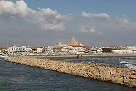 View from the Mediterranean Sea