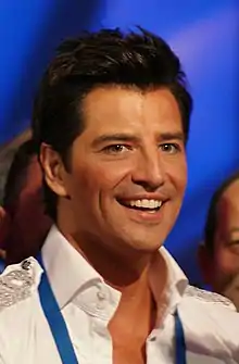 Rouvas at the Eurovision Song Contest 2009 in Moscow, Russia.