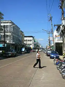 A street in Sakon Nakhon