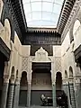 The courtyard of the madrasa, looking northwest