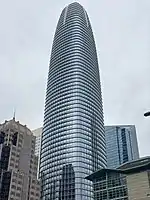 Salesforce Tower, the headquarters of Salesforce in San Francisco, California
