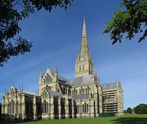 Salisbury Cathedral from the north-east