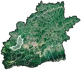 Location in Sibiu County