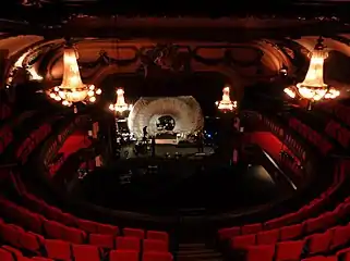 View from the upper balcony