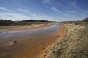 Salt Fork Brazos River in Kent County, Texas