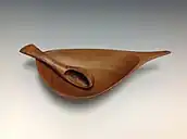 Small salt bowl and spoon