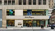 Ferragamo store on 5th Avenue in Manhattan
